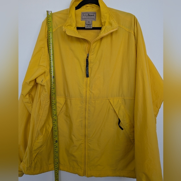 LL Bean Fisherman Mesh Lined Windbreaker Jacket Sz L Cinchable Men's Outdoor Y2K - Picture 12 of 16